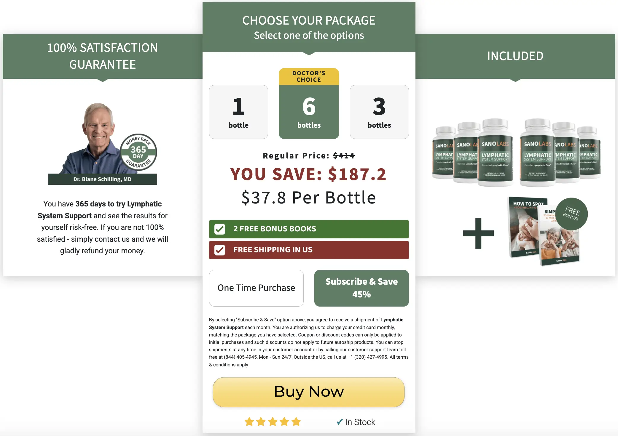 Buy Lymph Savior 6 Bottles